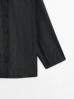 Creased-effect overshirt - Limited Edition