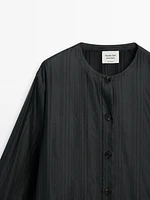 Creased-effect overshirt - Limited Edition