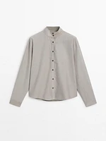 Oxford shirt with collar detail