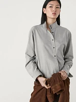 Oxford shirt with collar detail