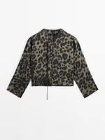 Animal print shirt co-ord