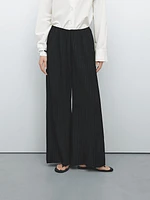 Pleated suede leather trousers - Limited Edition