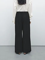 Pleated suede leather trousers - Limited Edition