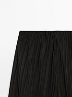 Pleated suede leather trousers - Limited Edition