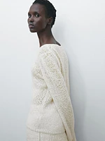 Bouclé wool blend sweater - Limited Edition