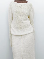 Bouclé wool blend sweater - Limited Edition