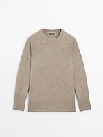 Long wool blend sweater