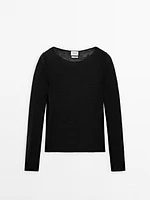 Crew neck cashmere sweater - Limited Edition