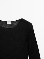 Crew neck cashmere sweater - Limited Edition