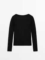 Crew neck cashmere sweater - Limited Edition