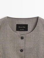 Flannel suit waistcoat