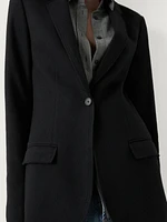 100% wool tailored blazer