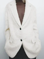 Fuzzy alpaca blazer - Limited Edition