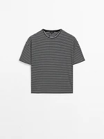 Striped short sleeve T-shirt