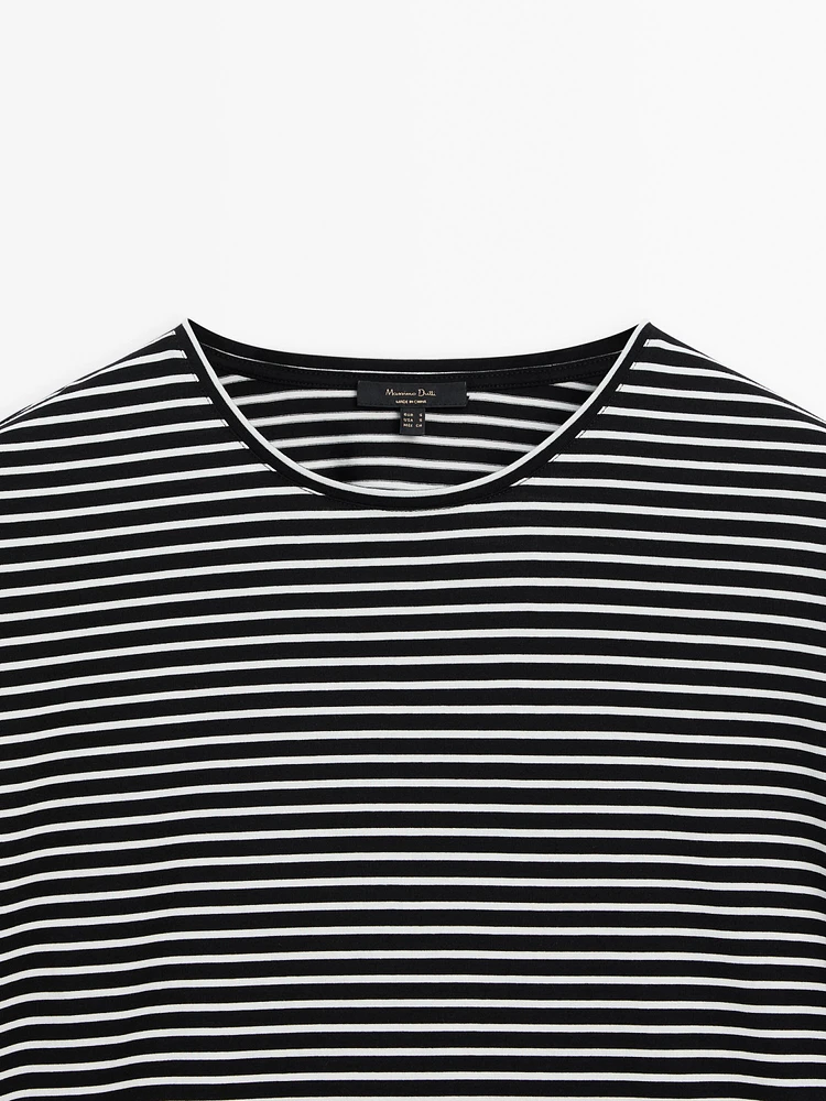 Striped short sleeve T-shirt