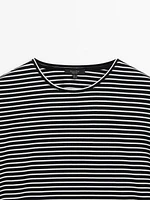 Striped short sleeve T-shirt