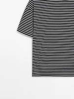 Striped short sleeve T-shirt