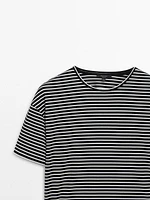 Striped short sleeve T-shirt