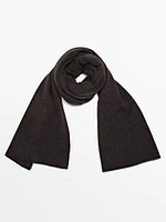 Plain 100% cashmere scarf