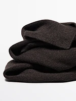 Plain 100% cashmere scarf