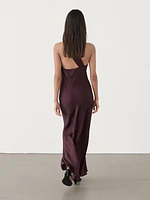 Asymmetric midi dress