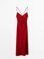 Long slip dress