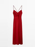 Long slip dress