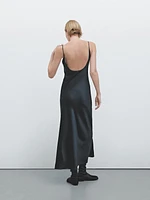 100% silk slip midi dress - Limited Edition