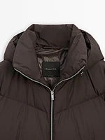 Technical down puffer jacket