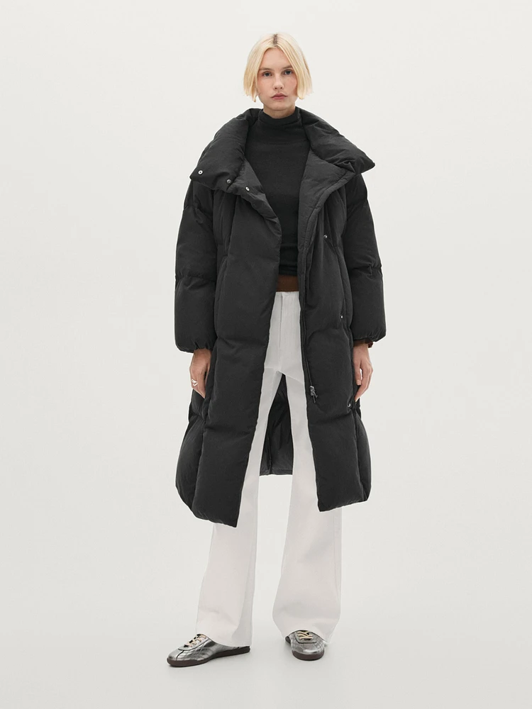 Long puffer jacket