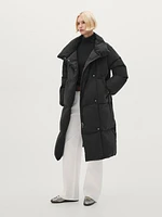 Long puffer jacket