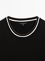 Short sleeve contrast T-shirt