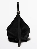 Adjustable leather bag