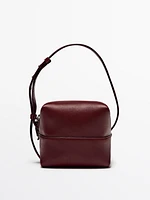 Nappa leather mini crossbody bag