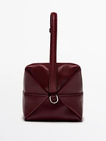 Nappa leather mini crossbody bag