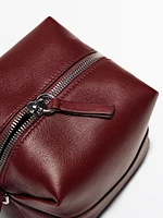 Nappa leather mini crossbody bag