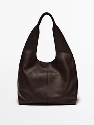 Nappa leather tote bag