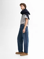 Straight-leg stonewash jeans - Studio