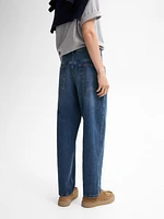 Straight-leg stonewash jeans - Studio