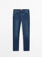 Straight-leg stonewash jeans - Studio