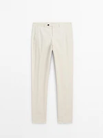 Wide-leg cotton trousers - Studio