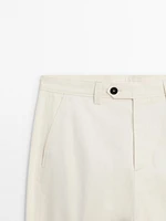 Wide-leg cotton trousers - Studio