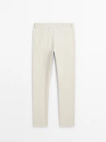 Wide-leg cotton trousers - Studio