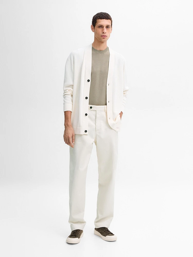 Wide-leg cotton trousers - Studio