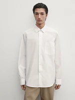 Wide-fit cotton shirt - Studio