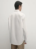 Wide-fit cotton shirt - Studio