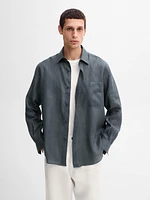 Linen relaxed fit shirt - Studio