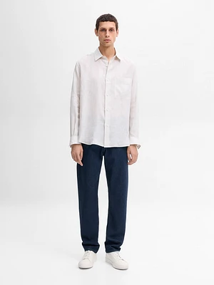 Linen relaxed fit shirt - Studio