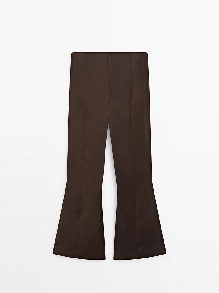 Flared trousers with seam details - Studio