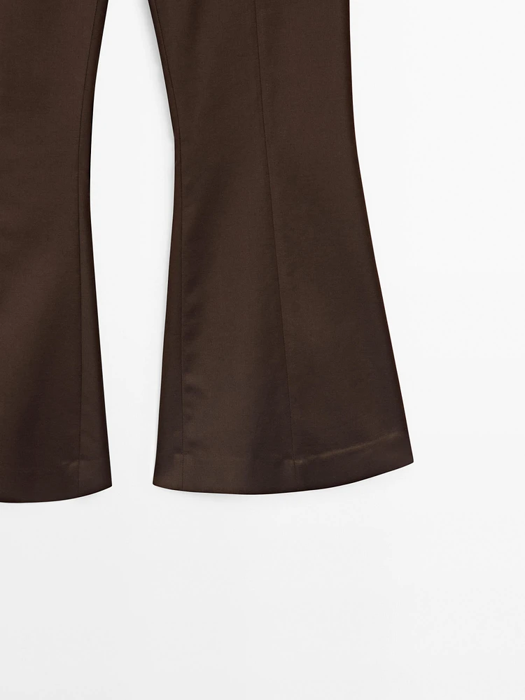 Flared trousers with seam details - Studio